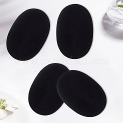 Faux Suede Oval Knee and Elbow Pads&nbsp;DIY-CL0001-96A