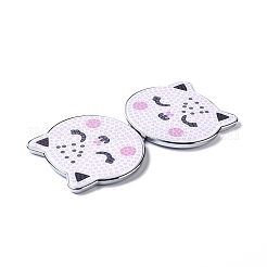 DIY Cat Special Shaped Diamond Painting Mini Makeup Mirror Kits&nbsp;DIY-P048-02