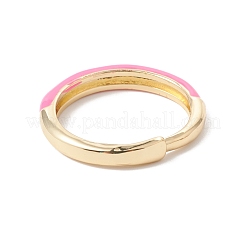 Enamel Adjustable Ring&nbsp;RJEW-F124-08-G