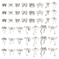 120Pcs 15 Styles Tibetan Style Alloy Pendants&nbsp;TIBEP-KS0001-05