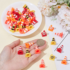 48Pcs 4 Colors ABS Display Roadblock Decorations&nbsp;AJEW-SP0004-70