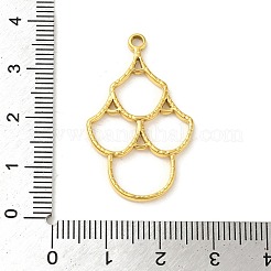 イオンプレーティング（IP）304ステンレスペンダント  リーフチャーム  18KGP本金メッキ  34x20.5x2mm  穴：2mm&nbsp;STAS-C104-05G