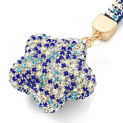 Resin Rhinestone Alloy Keychain&nbsp;KEYC-U006-01C