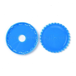 ヨーヨーメーカーツール  DIY生地針編み花用  ラウンド  ブルー  90x6.3mm&nbsp;DIY-H120-A01-01