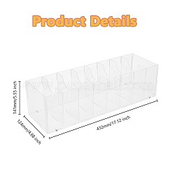 8 Grids Acrylic Belt Organizer Storage Box&nbsp;CON-WH0099-28