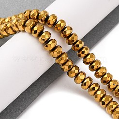 Electroplate Non-magnetic Synthetic Hematite Beads Strands&nbsp;X-G-J160-E-02