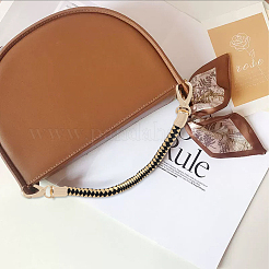 CutHollow 2Pcs Braided Round PU Leather Bag Straps Bag Handles&nbsp;FIND-CL0001-02C