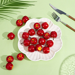 20Pcs Plastic Apple Display Decorations&nbsp;DJEW-GF0001-96