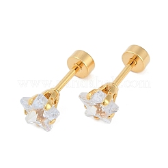 Star Glass Ear Fake Plugs&nbsp;EJEW-H105-23G-C