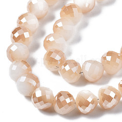 Transparent Glass Beads Strands&nbsp;GLAA-Q090-002