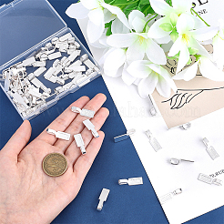 100Pcs Tibetan Style Alloy Glue-on Flat Pad Bails&nbsp;FIND-UN0002-33