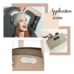 Imitation Leather Labels&nbsp;DIY-NB0001-94