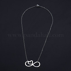 Non-Tarnish 201 Stainless Steel Pendant Necklaces&nbsp;NJEW-S105-JN517-1