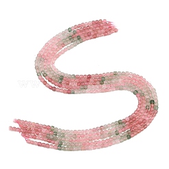 Gradient Color Natural Red and Green Strawberry Quartz Beads Strands&nbsp;GG-NH0007-C02-01