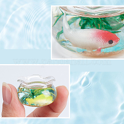 5Pcs 5 Colors PS Simulated Fish Tank Display Decorations&nbsp;DJEW-SC0001-22