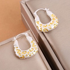 Brass Hoop Earrings for Women&nbsp;WG45214-01