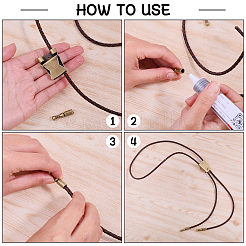 DIY Bolo Tie Making Kit&nbsp;DIY-CA0007-10