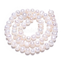 Natural Cultured Freshwater Pearl Beads Strands&nbsp;PEAR-N013-05K