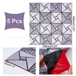 5Pcs Square Mosaic Glass Wall Decorations&nbsp;AJEW-AR0001-28