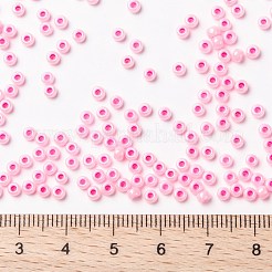 MIYUKIラウンドロカイユビーズ  日本製シードビーズ  （rr531)不透明カーネーションピンクセイロン  8/0  3mm  穴：1mm  約422~455PCS /ボトル  10 G /ボトル&nbsp;SEED-JP0009-RR0531