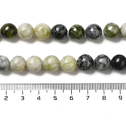 天然xiuyuヒスイビーズ連売り  ラウンド  10~10.5mm  穴：1.5mm  約39個/連  15.83''（40.2センチメートル）&nbsp;G-H298-A08-04