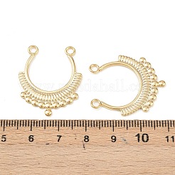 304ステンレスペンダント  フラットラウンド  24KGP本金メッキ  28x24x1.5mm  穴：2.2mm&nbsp;STAS-A129-13C-G