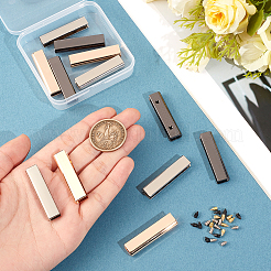 12 Bags 3 Colors Alloy Bag Decorative Edge Buckles&nbsp;FIND-CY0002-06