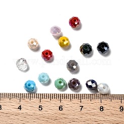 15 Colors Electroplate Glass Beads&nbsp;EGLA-JP0002-02E-6mm