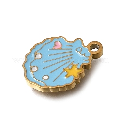 304 Stainless Steel Enamel Pendants&nbsp;SA-CBAA2E4-05A-G