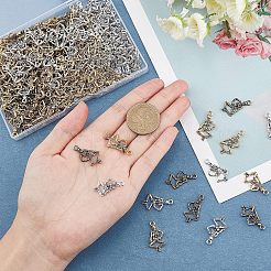 180Pcs 3 Style Punk Alloy Pendants&nbsp;FIND-FH0001-23