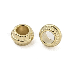 Ccbプラスチックスペーサービーズ  ロンデル  ゴールドカラー  7x4mm  穴：3.5mm&nbsp;LS-CCB-L014-12G
