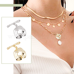 12 Sets 2 Colors Brass Toggle Clasps&nbsp;KK-AR0003-11