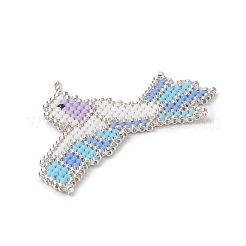 Handmade Loom Pattern MIYUKI Seed Beads&nbsp;PALLOY-MZ00090-02