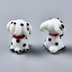 Handmade Bumpy Lampwork Beads Strands&nbsp;LAMP-Q031-002