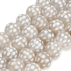 Tibetan Style dZi Beads Strands&nbsp;GG-NH0001-A04-10MM