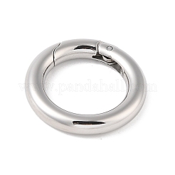 変色防止304ステンレススチールスプリングゲートリング  Oリング  手動研磨  ステンレス鋼色  20x3.5mm&nbsp;STAS-E055-23