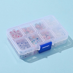 6 Style Luminous Acrylic & Transparent Plastic Beads&nbsp;MACR-FS0001-24