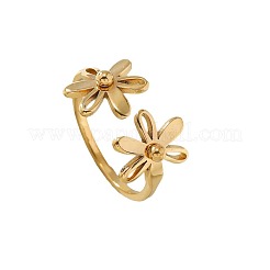 304 Stainless Steel Open Cuff Rings for Women&nbsp;FS-WG642B9-04