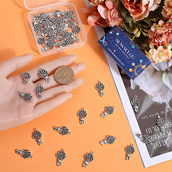 50Pcs Autumn Theme Tibetan Style Alloy Pendants&nbsp;FIND-SC0006-37