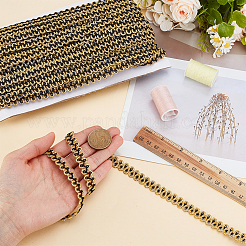Polyester Braided Lace Trim&nbsp;OCOR-WH0082-560B