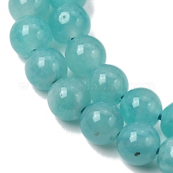 天然石アマゾナイトビーズ連売り  スムーズなラウンド  6~6.5mm  穴：1mm  約68個/連  15.35''（39センチメートル）&nbsp;GG-CBA54CC-B01-6mm