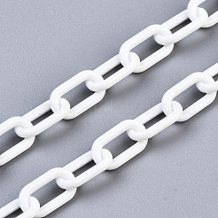 Handmade Opaque Acrylic Paperclip Chains&nbsp;KY-S166-002K