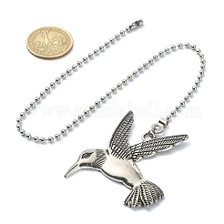 Humming Bird Tibetan Style Alloy Ceiling Fan Pull Chain Extenders&nbsp;FIND-JF00114