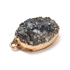 Resin Imitation Druzy Gemstone Pendants&nbsp;CRES-F022-01