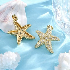 Rack Plating Brass Micro Pave Clear Cubic Zirconia Stud Earrings for Women&nbsp;EJEW-C125-27C-G