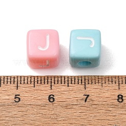 Opaque Acrylic European Beads&nbsp;AC-CBA7A73-01J