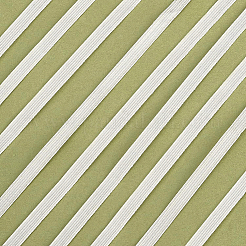 ポリエステルリボン  ストリップ模様でフラット  服飾材料  銀  1/4インチ（5~6x0.5mm）  約2.19ヤード（2m）/セット&nbsp;OCOR-BC0001-72