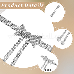 Full Crystal Rhinestone Chain Belts&nbsp;AJEW-WH20816-035P