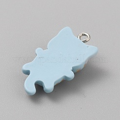 Opaque Resin Cat Pendants&nbsp;X1-CRES-TAC0010-07F