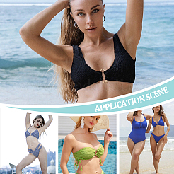 10Pcs Alloy Bikini Clips&nbsp;FIND-NB0006-83G